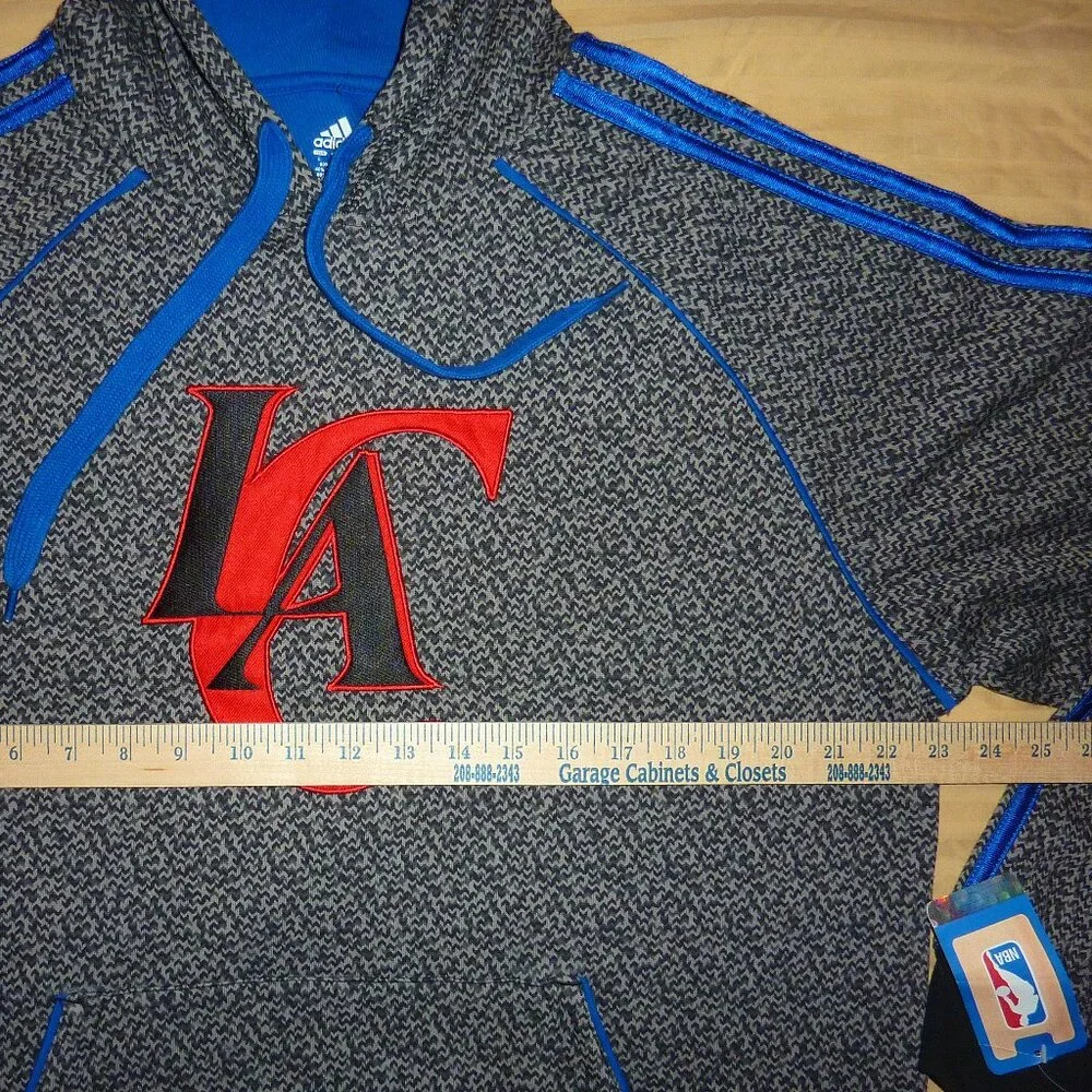 Los Angeles Clippers Hoodie NEW w/ TAGS Adidas officially licensed NBA LAC Large